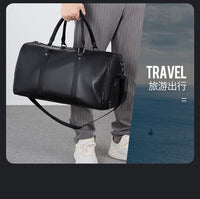 新款旅行包干湿分离运动瑜伽包独立鞋仓大容量健身包短途旅行训练