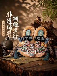 跨进爆款Lil X’s handcrafted Chinese Tiger Bag手工制作虎包