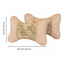 2 Pieces All Seasons Car Seat Headrest Pillow Ergonomic Design Car Neck Pillow Breathable Mesh Vehicle Neck Support Cushion for Drivers, Commuters, Long Drives, Road Trips