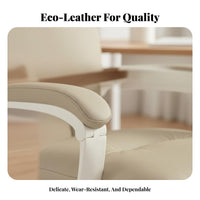 Reclining Chair with Footrest Thick Cushioning Highspine Reclining Seat with Footrest Ergonomic Design Padded Armrests
