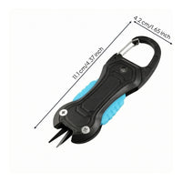 Retractable Line Hanging Buckle Concealed Blade Stainless Steel