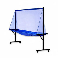 Table Tennis Ball Collection Net with Wheels Table Tennis Collector Net Extra