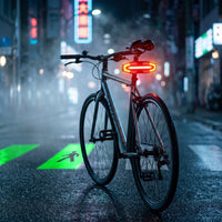 Bike Tail Light with Turn Signals USB Rechargeable for Cyclists