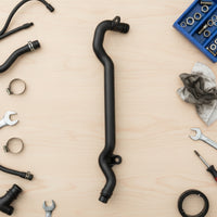 Molded Engine Coolant Hose Pre-Shaped Coolant Line Hose Curved Vehicle Parts Rubber for Mechanics, Car Owners, Cooling System Repair