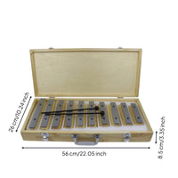 Glockenspiel with Carrying Case Tuned Glockenspiel Bright Xylophone with Carry Case for Beginners, Classroom
