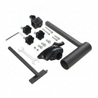 Black Coated Manual Tire Changer Duck Head Kit Iron Duck-Head Tire Changer Kit Metal Parts Mounting Demounting Tool Welded for Car Wheel Repair