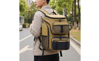 Waterproof Fishing Backpack Breathable Back Panel Fishing Backpack Oxford Textile