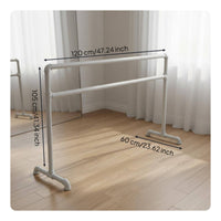 Multi-Purpose Ballet Barre Non-Slip Feet Freestanding Ballet Barre Stable Design Portable Dance Bar Heavy Duty for Children, Adults, Dancers, Gym