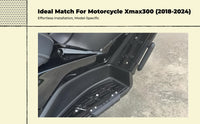 XMAX300 Motorcycle Spotlight Bracket, Matte Black Aluminum