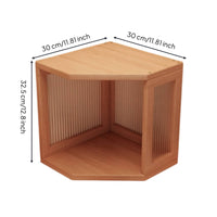 Thick Board Space Saving Corner Desktop Shelf Desktop Bookshelf for Home Office