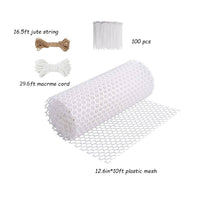 DIY Plant Pole Kit Long-Lasting PE Material Plant Climbing Mesh Easy to Assemble