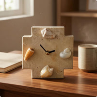 Unique Clock Beige Stone Clock