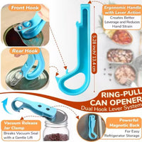 跨境新品 can opener 居家日用好物双层四代勾型开罐器厂家直销