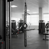 Lat Pulldown Bar with Carabiners Multiple Grip Lat Pull Handle Adjustable Gym Attachment for Bodybuilders