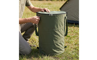 Foldable Trash Bin Cylindrical Outdoor Container