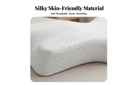 Breathable Material Side Sleeping Beauty Pillow Removable Washable Cover Face Cradle Pillow for Women, Back Sleepers, Bedroom, Night Time