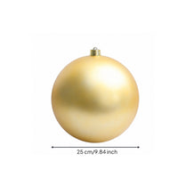 Matte Gold Christmas Ball Ornament Satin Christmas Ornament Minimalist Bauble Odorless for Mantel, Storefront