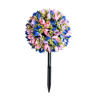 Topiary Ball Flowers with Ground Stake Outdoor Decorations