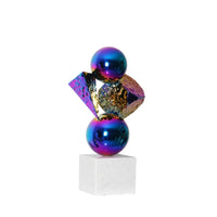 Geometric Sculpture Abstract Decorative Sculpture Mirror Finish for Living Room