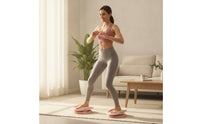 Waist Rotating Disc with Separate Bases Heavy-Duty Split Waist  Disc Fitness Equipment for Home Gym