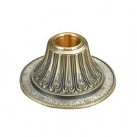 Engraved Prayer Wheel Base Embossed Prayer Wheel Stand Polished Metal-Like