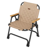 Low-to-Ground Camp Chair Stable Structure Low-to-Ground Camp Armchair Heavy Duty