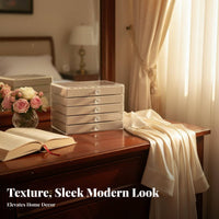 Multi-Tiered Trinket Box Elegant Design Jewelry Container long-lasting for Bedroom