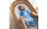 Reborn Baby Doll Hand-Painted Baby Doll with Cloth Body Dolls Lifelike Soft for Collectors, Nursery Display, Photography Props