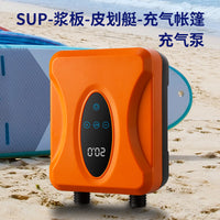 桨板帐篷冲锋舟橡皮艇充气船气垫浮台高压12伏电动车载充气泵便携