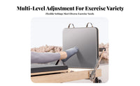 Pilates Reformer Space Saving Home Exercise System Training Equipment Professional Grade Upright Storage Reformer for Adults, Women, Exercise, Gym