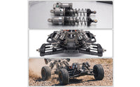 Damping Shock Absorber with Coil Spring Threaded Shock Absorber with Coil Spring Compact for Hobbyists, Hobby Projects