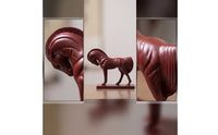 Horse Figurine Resin Horse Statue Modern Decor for Office Desk
