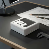Compact & Portable Gemstone Display Box Secure Closure Transparent Lid Stone Holder Versatile Use Loose Gemstone Storage Box Safeguarding Foam Insert for Jewelers, Trade Exhibition Exhibit