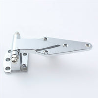 Surface Mount Hinge Polished Strap Hinge Hardware Easy to Install Steel for DIYers, Cabinet Doors, Ovens