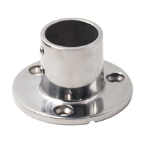 316 Stainless Steel Round Tube Base 90/45 Degree for Awning Railing Handrail Yacht Hardware