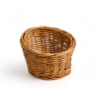 Imitation Vine Basket Natural Rattan Storage Basket Sturdy for Home Organization