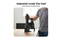 No Power Required Manual Tire Changer Heavy Duty Manual Bead Breaker Easy Operation for DIY Mechanics, Roadside Repair