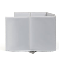 Portable Foldable Pet Litter Box Soft-Sided Collapsible Litter Box Easy to Clean Cat Toilet Sturdy for Camping