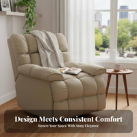Reclining Design Upholstered rotating Armchair Multi-Functional Upholstered Armchair Small Space accommodating Single Sofmodern stylish for Apartment Dwellers, property owners, Students, Living Room, Bedroom, studying alcove, Office