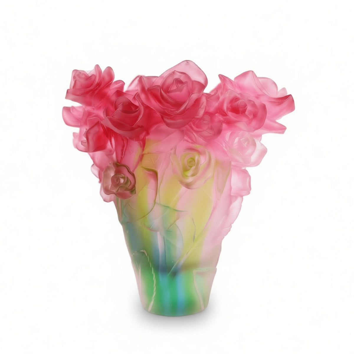 Rose Shaped Vase Tabletop Sculptural Vase Modern for Living Room, Entryway