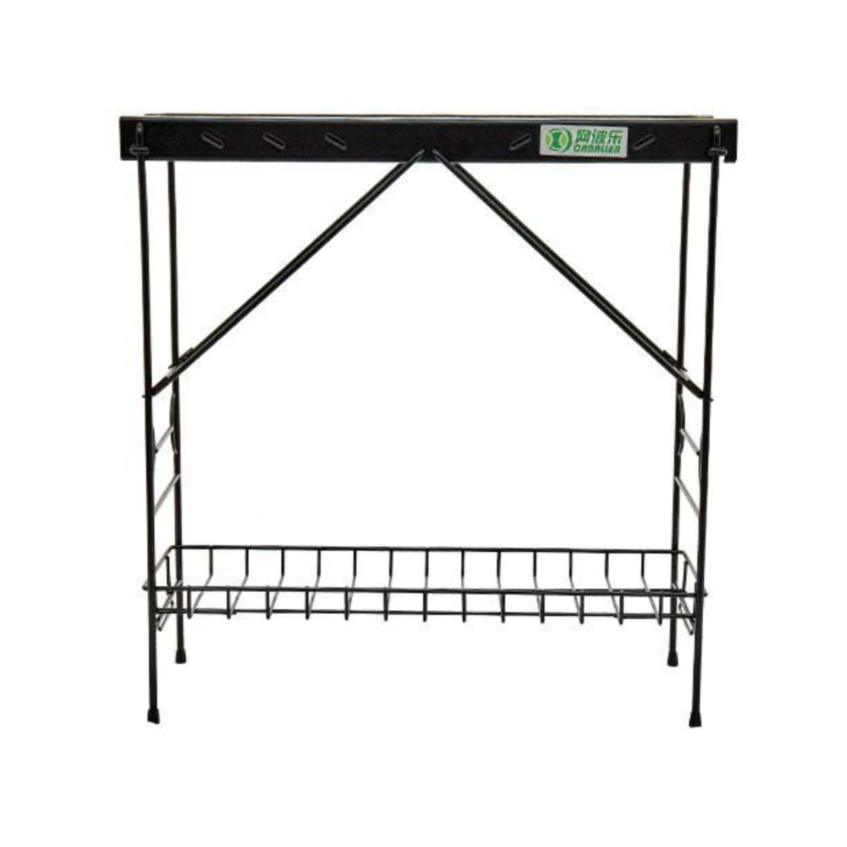 Racket Storage Stand Freestanding Racket Rack Cross-Supported Tubular
