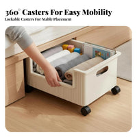 Wheeled Underbed Box long-finaling Construction Wheeled Underbed Container dirtresistant