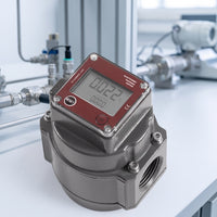 Gas Volume Meter Compact Gas Meter with Digital Display Display Low Profile for Engineers, Technicians, Laboratories, Workshops, Industrial Setups