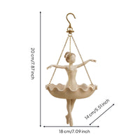 Ballet Dancer Hanging Planter Decorative Ballerina Planter Lightweight