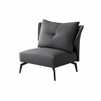 Upholstered Barrel Chair Light Luxury Household Furniture Italian Aesthetic Design Comfortable Seating for Adults, Readers