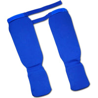 Shin Instep Guards Padded Protection Elastic Shin Guards Lightweight Impact-Absorbing Gear for Fighters, Training, Sparring