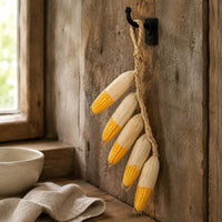 Corn Hanging Decoration Lifelike Hanging Corn String Decor Reusable for Home