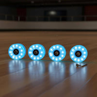 Illuminate up Four-Wheel Glide Wheel Indoor/Outdoor Illuminated Four-Wheel Glide Wheel Skating Equipment 82A Hardness Even &