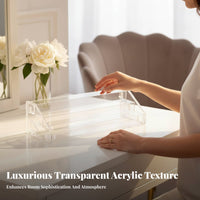 Stepped Cosmetic Rack Transparent Display Stand Large Capacity for Collectors