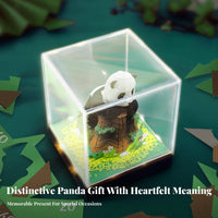 Creative Gift Tear-Away Panda Sculpture Notepad Cut Tear-Away Paper Sculpture Multi-Functional for Students, Adults, Bedroom, Bookshelf